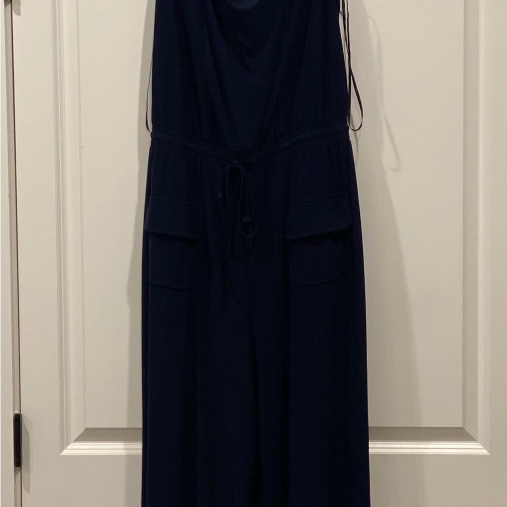 Vince Camuto Navy Jumpsuit